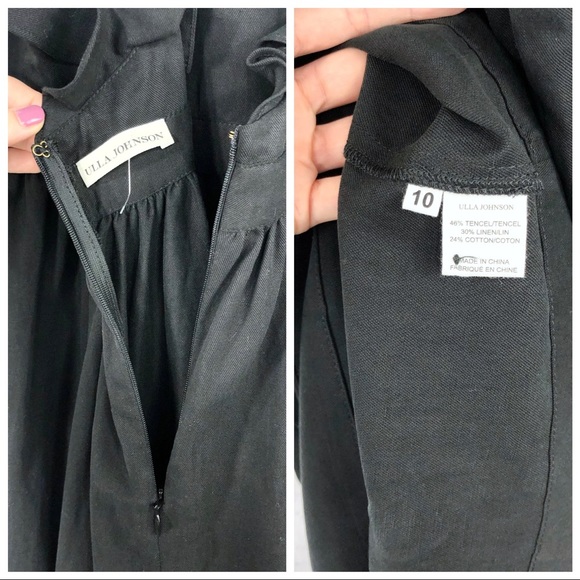 NEW Ulla Johnson Willa ruffle open back dress 10 - Picture 8 of 8